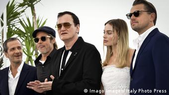 Tarantino and cast at the premiere of Once Upon a Time in Hollywood in Cannes