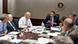 Obama in situation room discussing strategy Obama in situation room discussing strategy