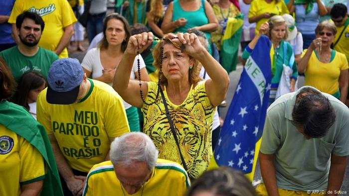 Apoiadores de Bolsonaro no Rio