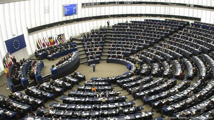 Straßburg EU Parlament Plenarsaal