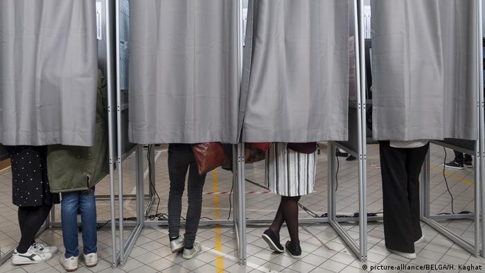Belgien Brüssel EU Wahl - Wahllokal