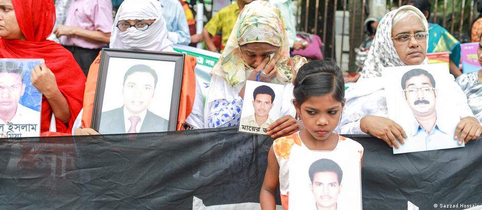 (ফাইল ছবি) মানবাধিকারকর্মীদের হিসাবে ২০১৩ সাল থেকে বাংলাদেশে অন্তত ৬০০ জন গুমের শিকার হয়েছেন 