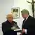 Pomoć iz Njemačke za hrvatski Caritas - njemački veleposlanik Dr. Bernd Fischer (desno) i nadbiskup Ivan Prenđa