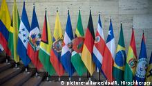 Banderas de países latinoamericanos en Berlín.