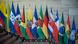 Banderas de países latinoamericanos en Berlín. Banderas de países latinoamericanos en Berlín.