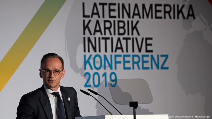 En su discurso inaugural de una conferencia multilateral, el ministro alemán de RR. EE., Heiko Maas, destacó los vínculos que unen a Alemania y Europa con América Latina y el Caribe. La democracia y los derechos humanos fueron asuntos que Heiko Maas trató de manera especial durante la conferencia. (28.05.2019).