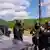 Kosovo Polizei nach Ausschreitungen im Norden