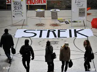 慕尼黑学生举行抗议活动