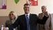 Kosovo's Prime Minister Hashim Thaci casts his vote Kosovo's Prime Minister Hashim Thaci casts his vote