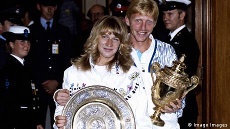 Steffi Graf und Boris Becker Wimbledon Sieger 1989 (Imago Images)