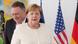 German Chancellor Merkel and American Secretary of State Pompeo German Chancellor Merkel and American Secretary of State Pompeo