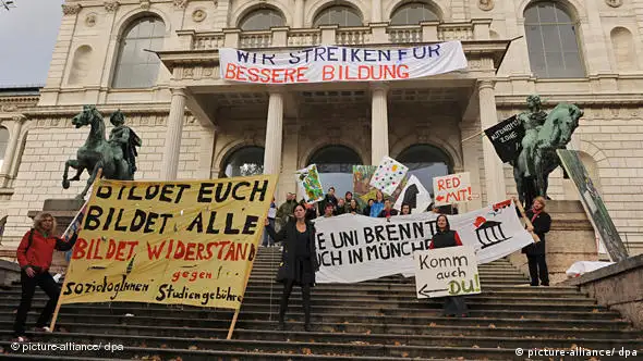 Deutschland Student Protest Flash-Galerie