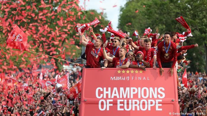 UEFA Champions League Triumphfahrt FC Liverpool
