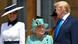 Donald Trump zu Besuch in Großbritannien mit der Queen Donald Trump zu Besuch in Großbritannien mit der Queen
