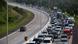 Antrean kendaraan di tol Trans Sumatera Antrean kendaraan di tol Trans Sumatera