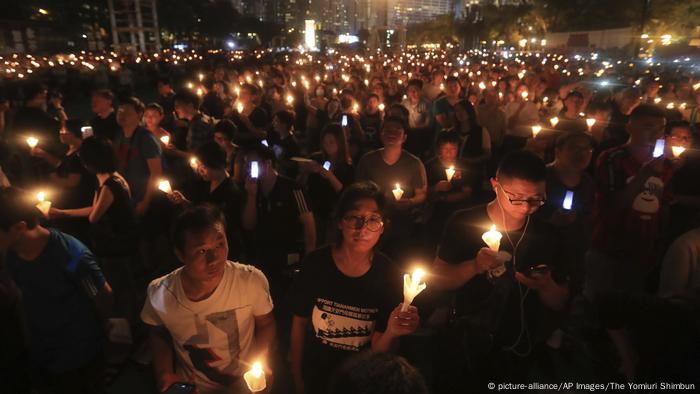 Hongkong Gedenken zum 30. Jahrestag des Tiananmen-Massakers