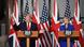 Großbritannien US-Präsident Donald Trump & Theresa May, Premierministerin Großbritannien US-Präsident Donald Trump & Theresa May, Premierministerin