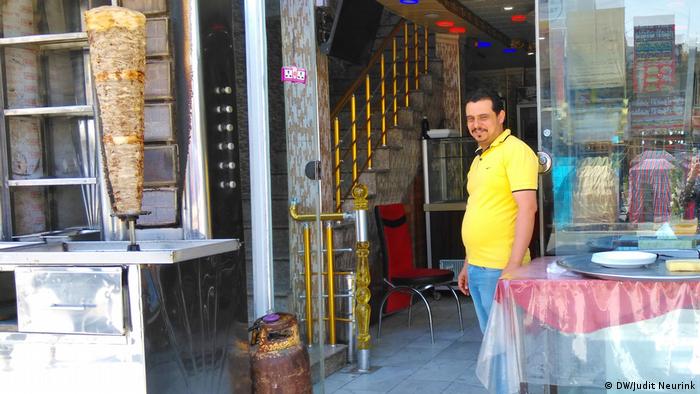 The owner of a kebab shop in Najaf