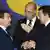 Medvedev, Reinfeldt and Barroso standing close together