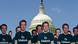 Life-sized cutouts depicting Facebook CEO Mark Zuckerberg Life-sized cutouts depicting Facebook CEO Mark Zuckerberg