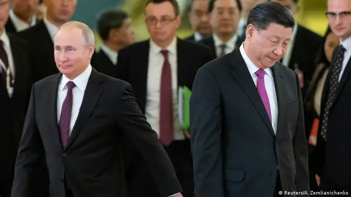2019年普京与习近平在莫斯科克里姆林宫举行会晤