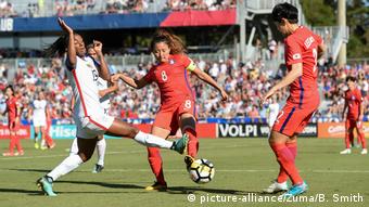 Frauenfußball Freundschaftsspiel Südkorea vs USA Cho So-Hyun