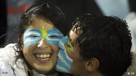 Fußball Fans Uruguay