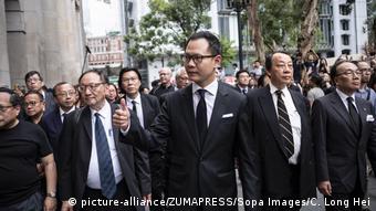 Hong Kong - Proteste der Anwälte