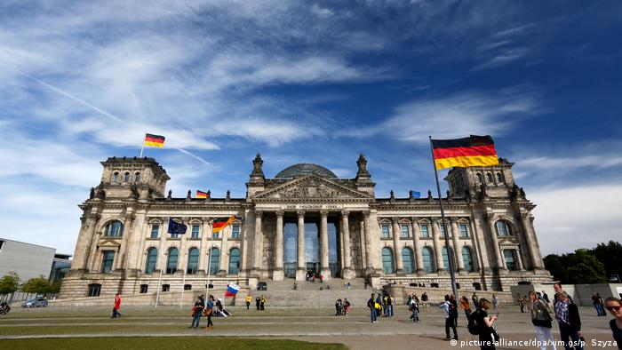 Deutschland Reichstagsgebäude in Berlin