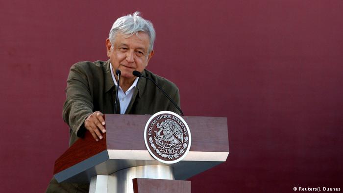 Mexiko Präsident Lopez Obrador in Tijuana