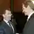 German Forieign Minister Guido Westerwelle shakes hands with Russian President Dmitry Medvedev