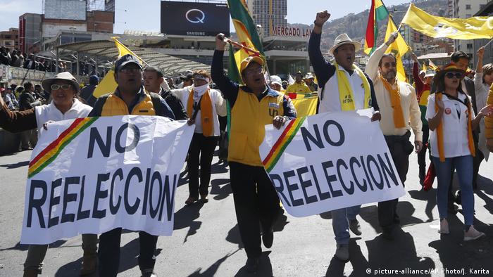 Bolivien Proteste (picture-alliance/AP Photo/J. Karita)