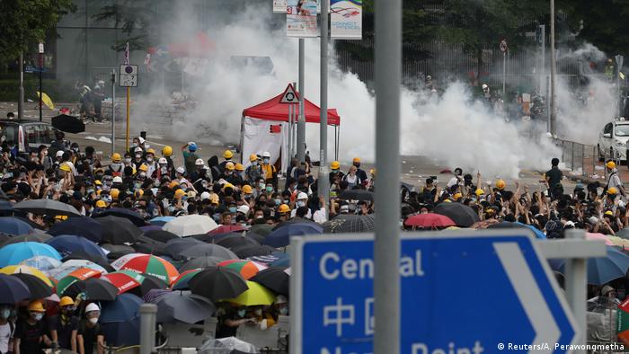 Hong Kong Demonstration gegen das Zulassen von Auslieferungen nach China (Reuters/A. Perawongmetha)