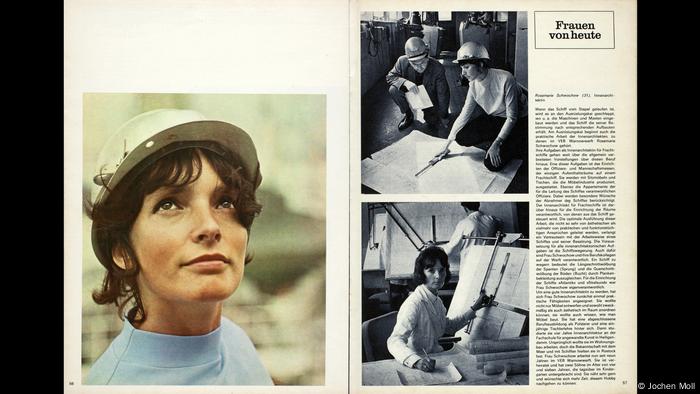 Artikel über Frauen von heute in dem DDR-Modemagazin Sibylle