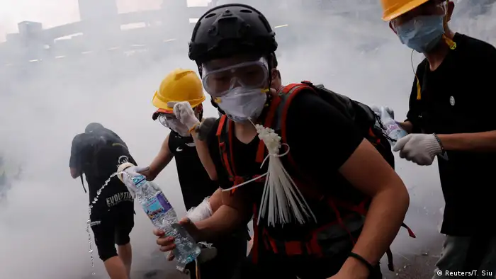 Hongkong Protest gegen Auslieferungen nach China & Ausschreitungen (Reuters/T. Siu)