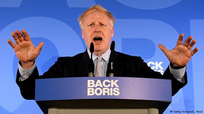 Großbritannien London - Boris Johnson started Kampaqne für Amt des Ministerpräsident