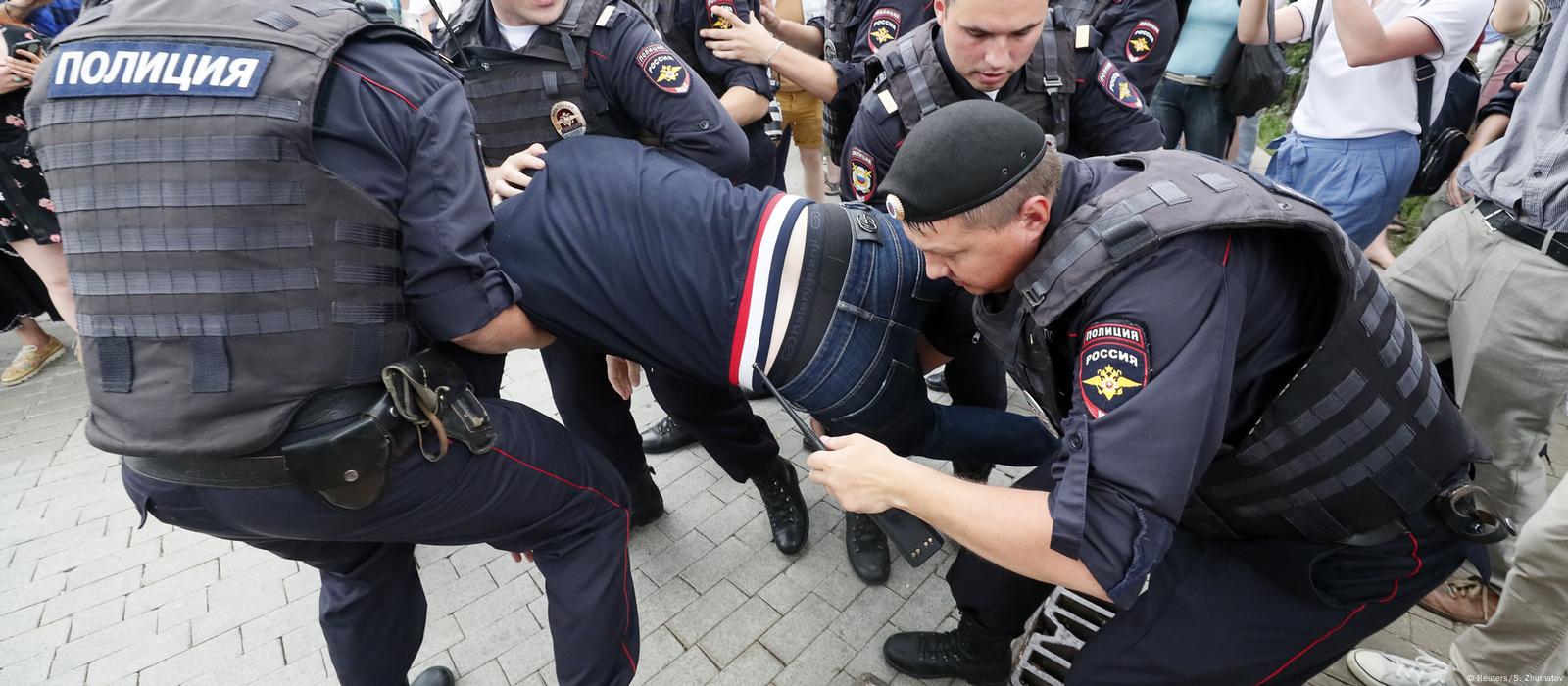 В центре Москвы задержаны более 420 активистов – DW – 12.06.2019