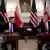 US-Präsident Trump begrüßt den polnischen Präsidenten Duda im Weißen Haus in Washington