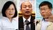 Bildkombo Taiwan Präsidentin Tsai Ing-wen, Han Guo-Yu, Bürgermeister von Kaoshung City, Taipehs Bürgermeister Ko Wen-Je Bildkombo Taiwan Präsidentin Tsai Ing-wen, Han Guo-Yu, Bürgermeister von Kaoshung City, Taipehs Bürgermeister Ko Wen-Je