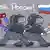 Карикатура - спецназовцы тащат человека с российским флагом в руке. Надпись: "День России!"