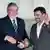 Lula Da Silva und Ahmadinedschad schütteln lachend Hände (Foto: ap)