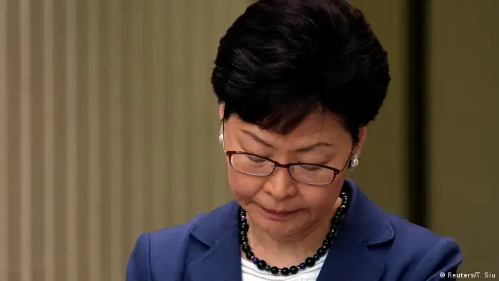 Hongkong Carrie Lam, Regierungschefin (Reuters/T. Siu)