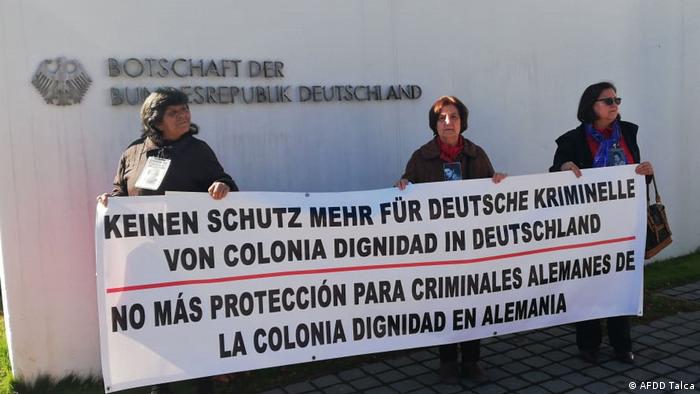 Chile Colonia Dignidad Opfer Protest