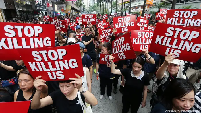Hongkong Proteste gegen Gesetz zur Auslieferung an China