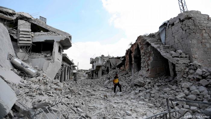 Syrien Idlib Ihsim Zerstörungen