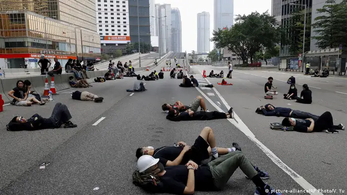 Hong Kong Massenproteste gegen Auslieferungsgesetz an China