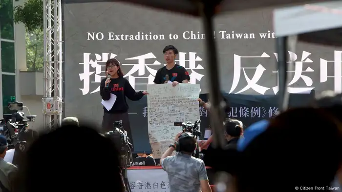 Taiwan - Proteste gegen das Auslieferungsgesetz an China