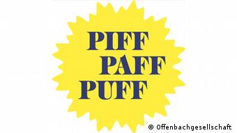 Offenbachfestival Plakat mit Aufschrift Piff Paff Puff