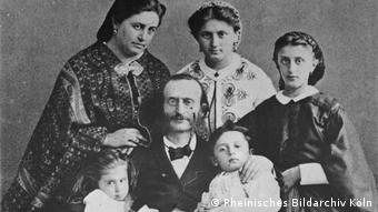 Jacques Offenbach im Kreis seiner Familie
