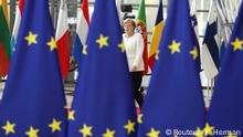 20.06.2019 *** German Chancellor Angela Merkel arrives for the European Union leaders summit in Brussels, Belgium, June 20, 2019. REUTERS/Yves Herman